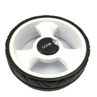 Roue de chariot de golf de 10 pouces avec pneu de 85 mm de largeur en mousse EVA hautement élastique pour chariot de golf