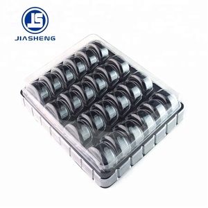 Thiết kế mới nhựa vỉ Khay 24 cái <span class=keywords><strong>Macaron</strong></span> bao bì hộp với nắp - Product Image 3