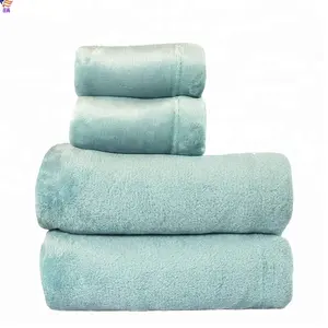 Gezellige comfort collection flanel fleece beddengoed sheet set 4 stuk