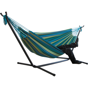 <span class=keywords><strong>Hamac</strong></span> réglable en coton, Double ou simple, pliable, <span class=keywords><strong>support</strong></span> en <span class=keywords><strong>acier</strong></span> <span class=keywords><strong>inoxydable</strong></span>, meubles d'extérieur - Product Image 4