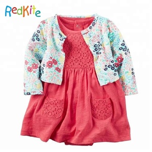 6-24 mesi di Usura Del Bambino 100% Cotone 2 Pezzi Set Cardigan vestiti appena nati Tuta Del Bambino Del Vestito - Product Image 3