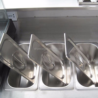 JX-CR200 Ce Gekwalificeerde Hamburger Hotdog Karren Mobiele Churros Kar Te Koop