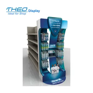 Supermarket Toothbrush Retail Display Stand Case