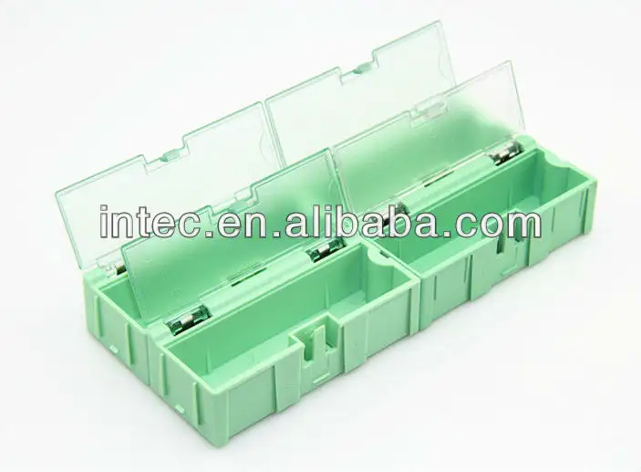Caixa de armazenamento de componente/caixa pequena do armário do armazenamento/smd ferramenta caixa de armazenamento plástico