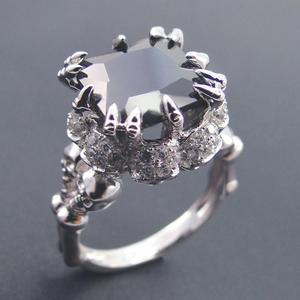 <span class=keywords><strong>Mystic</strong></span> Topaz Anello di Fidanzamento in Oro Bianco Naturale Cuscino Arcobaleno <span class=keywords><strong>Mystic</strong></span> Topaz Anello di Fidanzamento - Product Image 3