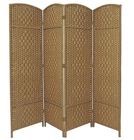 Cheap Room Divider Wicker Screens used for bedroom