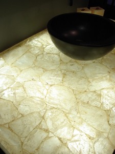 Đồ Nội Thất Bằng Đá Sang Trọng Mặt Bàn Thạch Anh Màu Hồng Tự Nhiên - Product Image 4