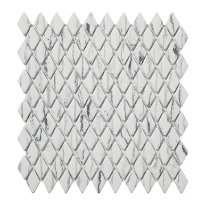 Hình thoi Nhà Bếp Gạch <span class=keywords><strong>Mosaic</strong></span> Đầy Đủ Cơ Thể Thủy Tinh Tái Chế Gạch <span class=keywords><strong>Mosaic</strong></span> - Product Image 4