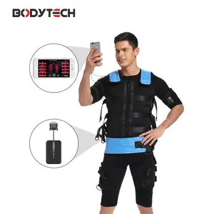 EMS กลุ่มออกกำลังกายเครื่องแจ็คเก็ต Electroestimulation สำหรับ gym fitness