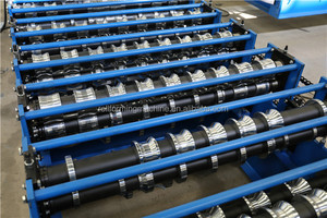 Kim loại lợp mạ kẽm nhôm tấm thép tấm làm cho máy màu thép tường mái bảng lạnh cuộn tạo thành máy - Product Image 5