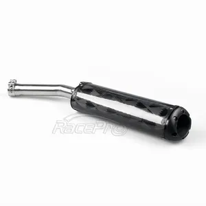 Racepro Carbon Fiber Dual Silencer Uitlaat Motorfiets Voor Yamaha Yzf R1 2007-2008