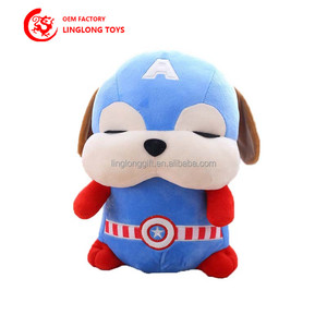 OEM 100% poliéster gris relleno <span class=keywords><strong>Guppy</strong></span> bordado animales de dibujos animados juguetes de peluche para niños personalizado suave mascota corporativa Decoración - Product Image 2