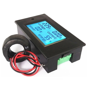 ดิจิทัล AC วัดแรงดันไฟฟ้า100A/80 260V,โวลต์มิเตอร์แอมป์มิเตอร์อนาล็อกพลังงานกระแสแอมป์มิเตอร์หน้าจอ LCD โวลต์มิเตอร์และแอมป์มิเตอร์ - Product Image 2