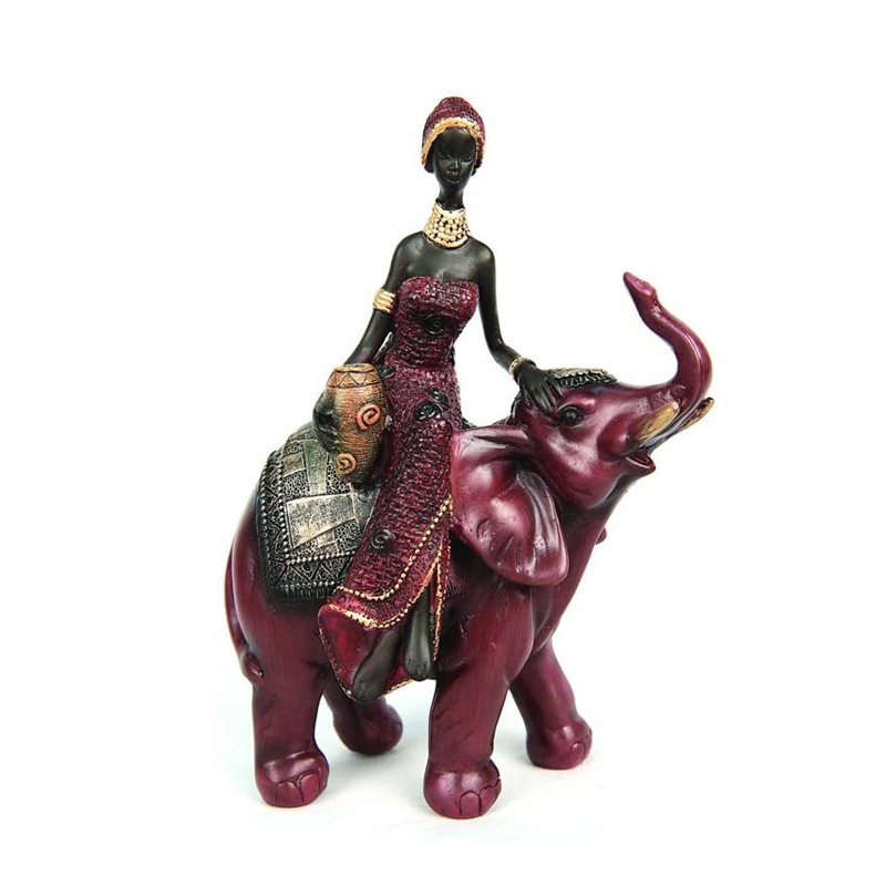 Sculpture éléphant Tuskers Henry Wobbly Walk – Poterie Animalière Neuve Sous Boîte