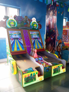 Haute qualité 220v intérieur Mini aventure <span class=keywords><strong>Bowling</strong></span> Arcade Machine système de rachat de pièces à haut profit métal bois jeux à jetons - Product Image 6