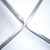 Barre d'espacement en aluminium pour verre isolant, épaisseur personnalisée, fabricant de double vitrage