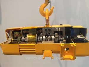 VANBON 1.5t Electric Chain <span class=keywords><strong>Hoist</strong></span> Motorized <span class=keywords><strong>Trolley</strong></span> untuk Hotel Baru 11 Tahun Pengalaman Pabrik Baja Paduan Aluminium Logam - Product Image 4
