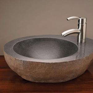 Lavabo de salle de bain à prix avantageux, <span class=keywords><strong>en</strong></span> marbre naturel crème - Product Image 3