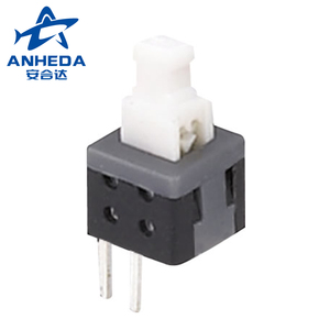 Kfc 7*7 interruptor de botão eletrônico, 6 pinos autotravamento, não bloqueio, pequeno, de plástico - Product Image 4