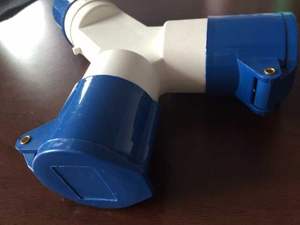 Conector Y 1012 16A 2 P + E 220 V IP44 Camping caravanas UK red 2 Way multi enchufe eléctrico Hook Up divisor - Product Image 3