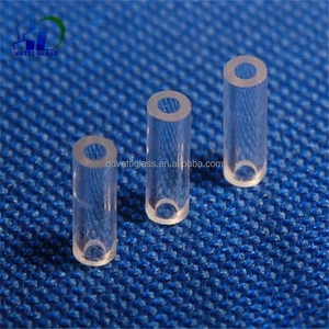 डबल pyrex ग्लास वैक्यूम ट्यूब उच्च दबाव borosilicate पानी ग्लास ट्यूब मिनी साफ़ ग्लास ट्यूब खुले अंत - Product Image 1