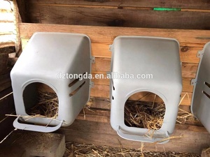 Cajas de plástico para anidación de pollos, soporte de pared resistente para huevos de gallina - Product Image 5