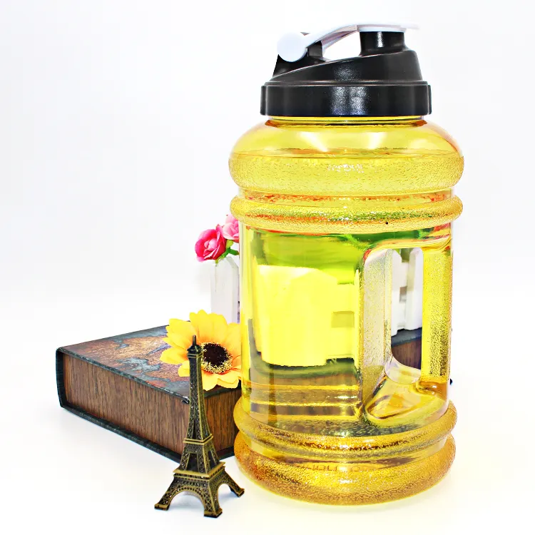 BPA ฟรี1L 1.5L 1500มิลลิลิตร2000มิลลิลิตร2.2L แกลลอนลิตรโลโก้ที่กำหนดเอง PETG ขวดน้ำ