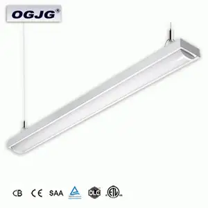 60cm 120cm 150cm 과일 가게 천장 온/오프 디밍 선형 등기구 없음 플리커 알루미늄 창고 led 배튼 전등 기구