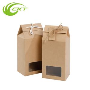 Cá nhân Tái Chế Giấy Kraft Đóng Gói Thủ Công Logo In Trà Hộp Quà Tặng Với Cửa Sổ Pvc - Product Image 4