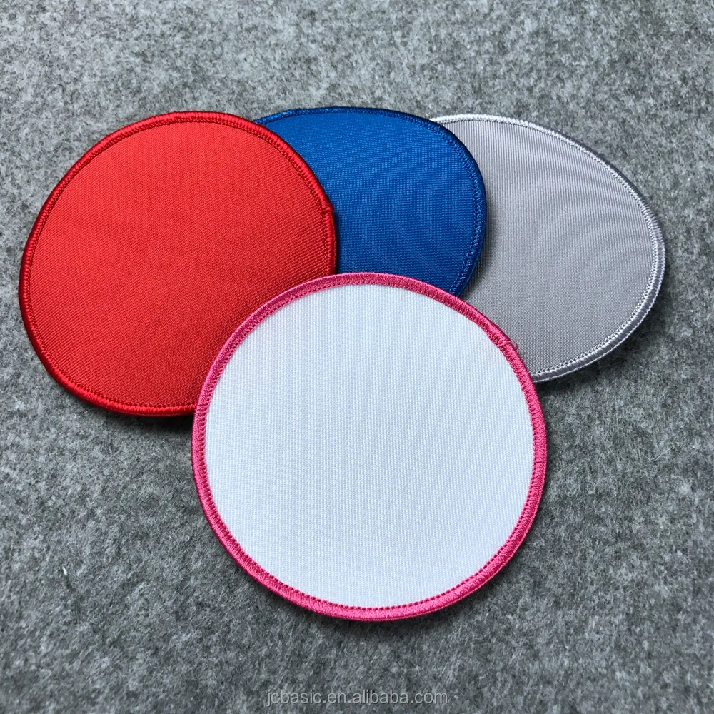 Round Blank Stock Embroidery Patch/Patches