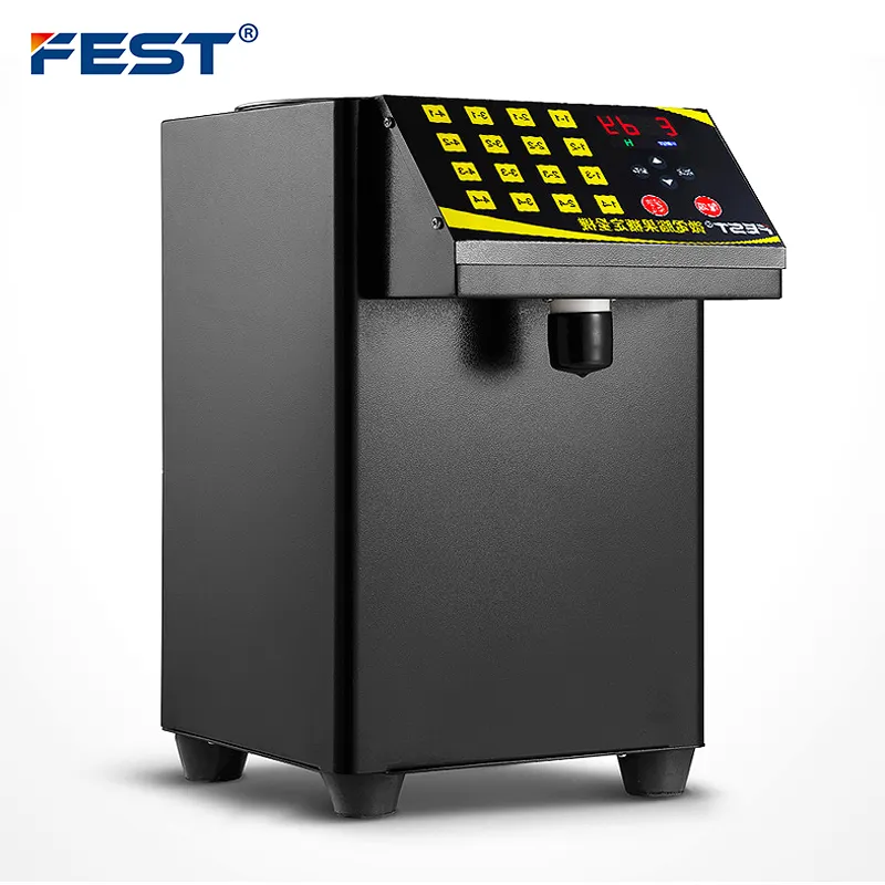 FEST YH-16A Bubble Tea Equipment Automatic Fructose Quantitative Machine for Milk Tea Fructose syrup dispenser Machine