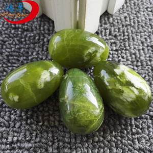 Comercio al por mayor 100% natural <span class=keywords><strong>jade</strong></span> <span class=keywords><strong>nefrita</strong></span> yoni huevo para las mujeres vaginales ejercicio - Product Image 3