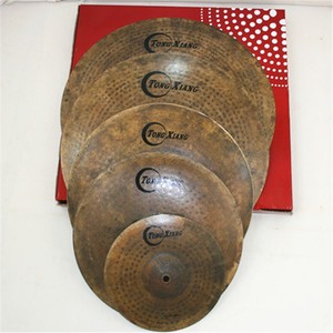 Paquete de Platillos de Bronce B20 Originales, Accesorios Profesionales para Batería, Platillo <span class=keywords><strong>Crash</strong></span> de 16'' - Product Image 1
