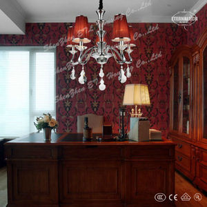 2013 moderno y único de cromo araña de cristal rojo para iluminaciones etl84215 rusia - Product Image 1