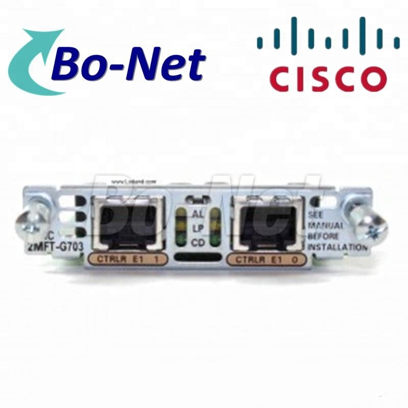 Оригинальный Используется Cisco 2 port Voice network interface cards модуль VWIC2-2MFT-G703