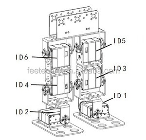 Yürüteç arduino <span class=keywords><strong>robot</strong></span> <span class=keywords><strong>6</strong></span> serbestlik dereceli iki ayaklı <span class=keywords><strong>robot</strong></span>( 6adet servo) arduino iki ayaklı <span class=keywords><strong>robot</strong></span> - Product Image 3