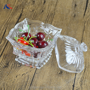 Decorazione piccoli barattoli di caramelle <span class=keywords><strong>piatto</strong></span> porta zucchero <span class=keywords><strong>dolce</strong></span> in vetro <span class=keywords><strong>per</strong></span> la festa dei server delle noci della scrivania dell'ufficio - Product Image 1
