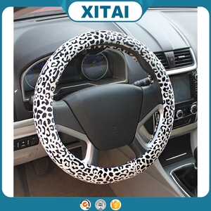 Venta caliente de fashional del coche estampado de <span class=keywords><strong>leopardo</strong></span> cubierta del <span class=keywords><strong>volante</strong></span> para las niñas con el mejor precio - Product Image 3