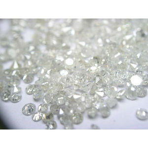Diamante suelto de corte Rosa completo blanco natural Producto de primera calidad - Product Image 2