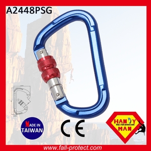 Mosquetón de Aluminio con Cierre de Rosca, Certificado CE, Estándar Europeo, para Escalada en Roca y Deportes al Aire Libre - Product Image 4