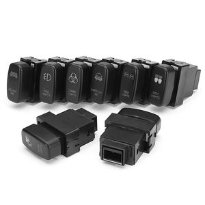 Interrupteur à bouton poussoir 12V pour feux antibrouillard, feux de travail, feux arrière de conduite (effet zombie) pour Pajero Triton - Product Image 1