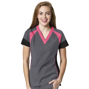 Nuovo Stile Alla Moda Infermiera Uniforme di Progettazione Infermiera Scrub Top - Product Image 4
