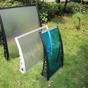 Toldo impermeável ao ar livre janela de policarbonato pc toldo diy