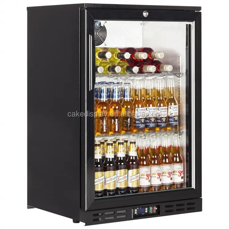 Mini Undercounter cerveza refrigerador de la barra con puerta de vidrio