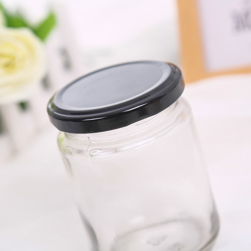 Top quality clear fancy jam jars/glass jar lids for sale/glass jar candle.
