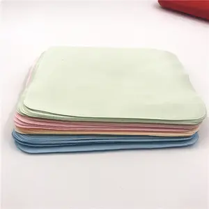 Chiffon en daim pour lunettes, 100 pièces, chiffon de nettoyage personnalisé, lunettes, chiffon de nettoyage