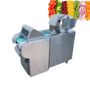 Industrial electrical vegetable fruit potato carrot cutting slicing chopping dicing processing machine