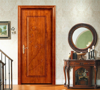 Lanshan — porte d'entrée intérieure en bois, design de porte simple