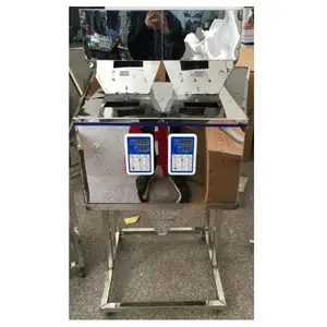 Dispensador de alimentos granulares para cachorro, máquina de pesagem de alimentos 9999 cabeças duplas, grão de arroz, máquina de enchimento quantitativa