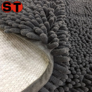 Alfombras de chenilla de microfibra antideslizantes, Felpudo de chenilla antideslizante para puerta, Felpudo de gato, Felpudo de chenilla para mascotas, venta al por mayor - Product Image 1